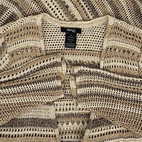 Style and Co. knit open cardigan - Picture 5 of 6